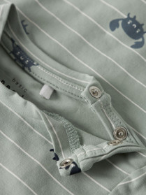 NAME IT Sunsuit Vroels Aqua Gray Crabs